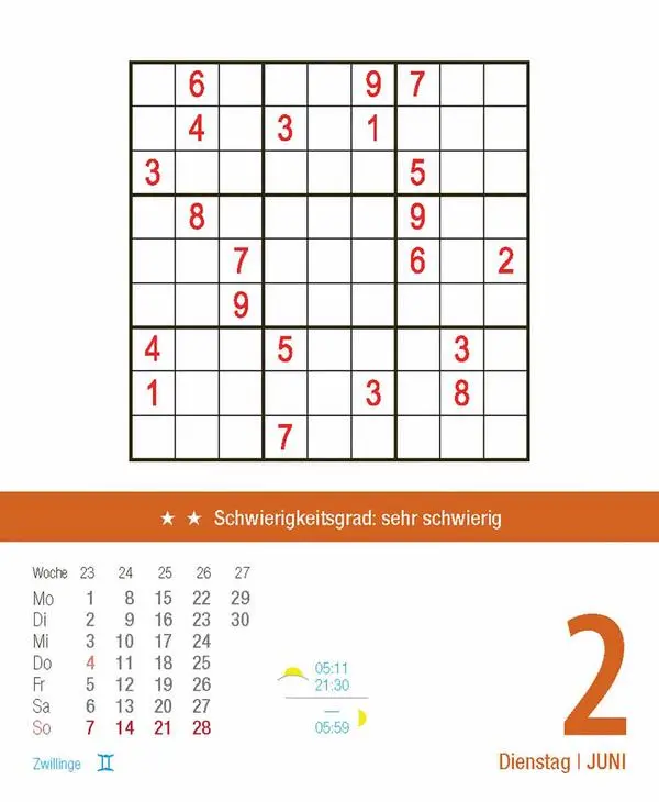 Bild: 9783731887034 | Profi Sudoku 2026 | Verlag Korsch | Kalender | 328 S. | Deutsch | 2026