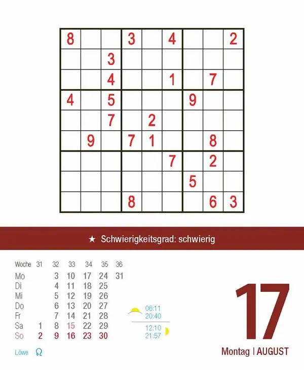 Bild: 9783731887034 | Profi Sudoku 2026 | Verlag Korsch | Kalender | 328 S. | Deutsch | 2026