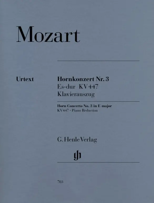 Cover: 9790201807034 | Concerto for Horn and Orchestra No. 3 E flat major | Wiese (u. a.)