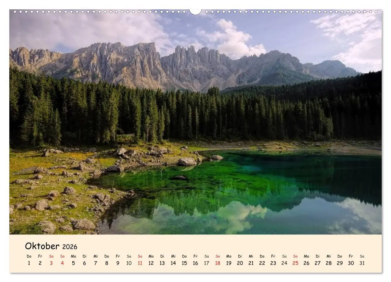 Bild: 9783457957134 | Südtirol - Zwischen Ortler und Dolomiten (Wandkalender 2026 DIN A2...