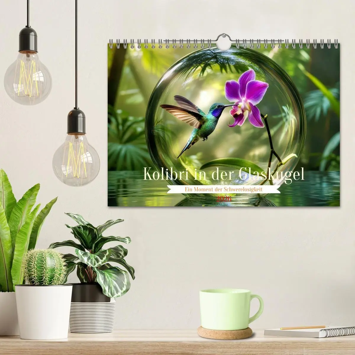 Bild: 9783516667134 | Kolibri in der Glaskugel (Wandkalender 2026 DIN A4 quer), CALVENDO...