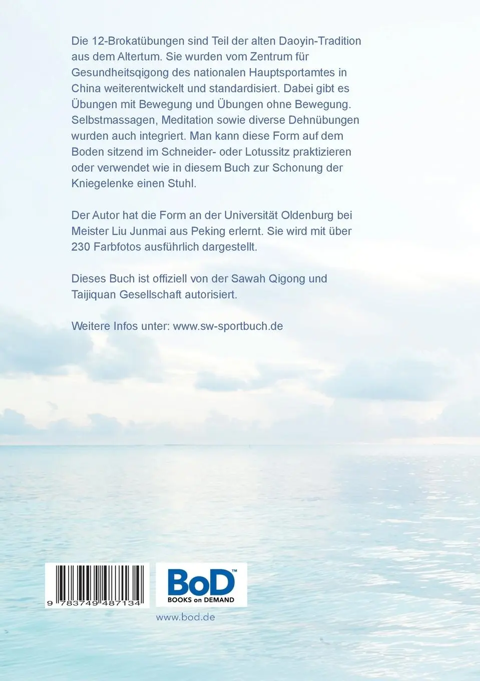Rückseite: 9783749487134 | Das Qigong der 12 Brokate im Sitzen | Stefan Wahle | Taschenbuch