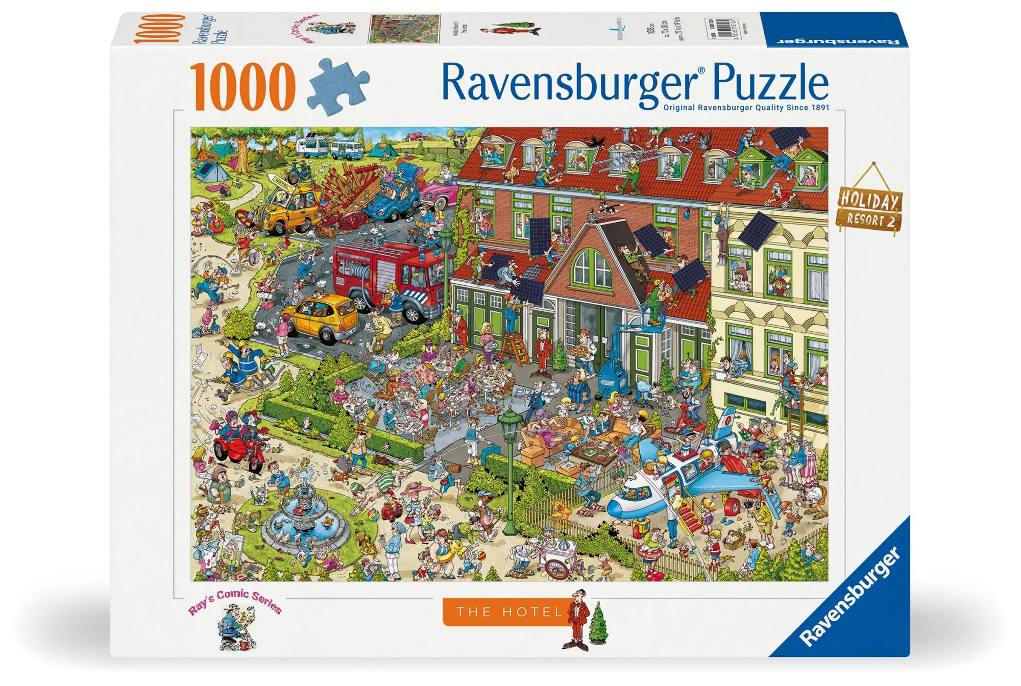 Cover: 4005555007234 | Erwachsenenpuzzle 1000 Teile - The Hotel | Spiel | 12000723 | Deutsch