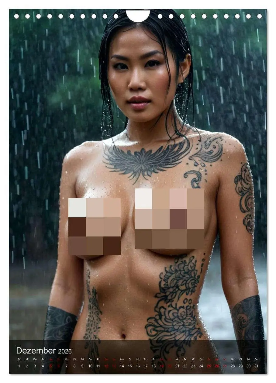 Bild: 9783457257234 | Tattoo Queens Asien (Wandkalender 2026 DIN A4 hoch), CALVENDO...