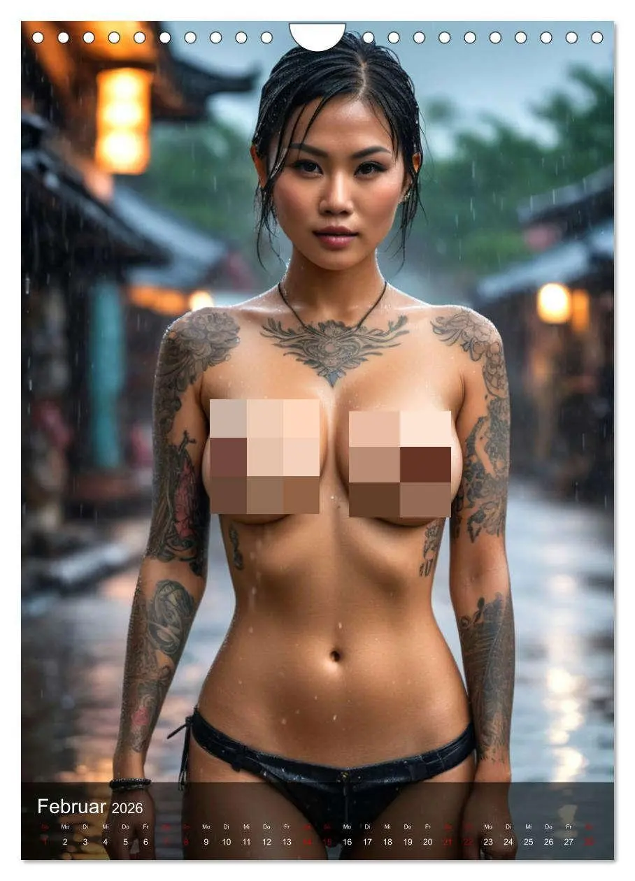 Bild: 9783457257234 | Tattoo Queens Asien (Wandkalender 2026 DIN A4 hoch), CALVENDO...