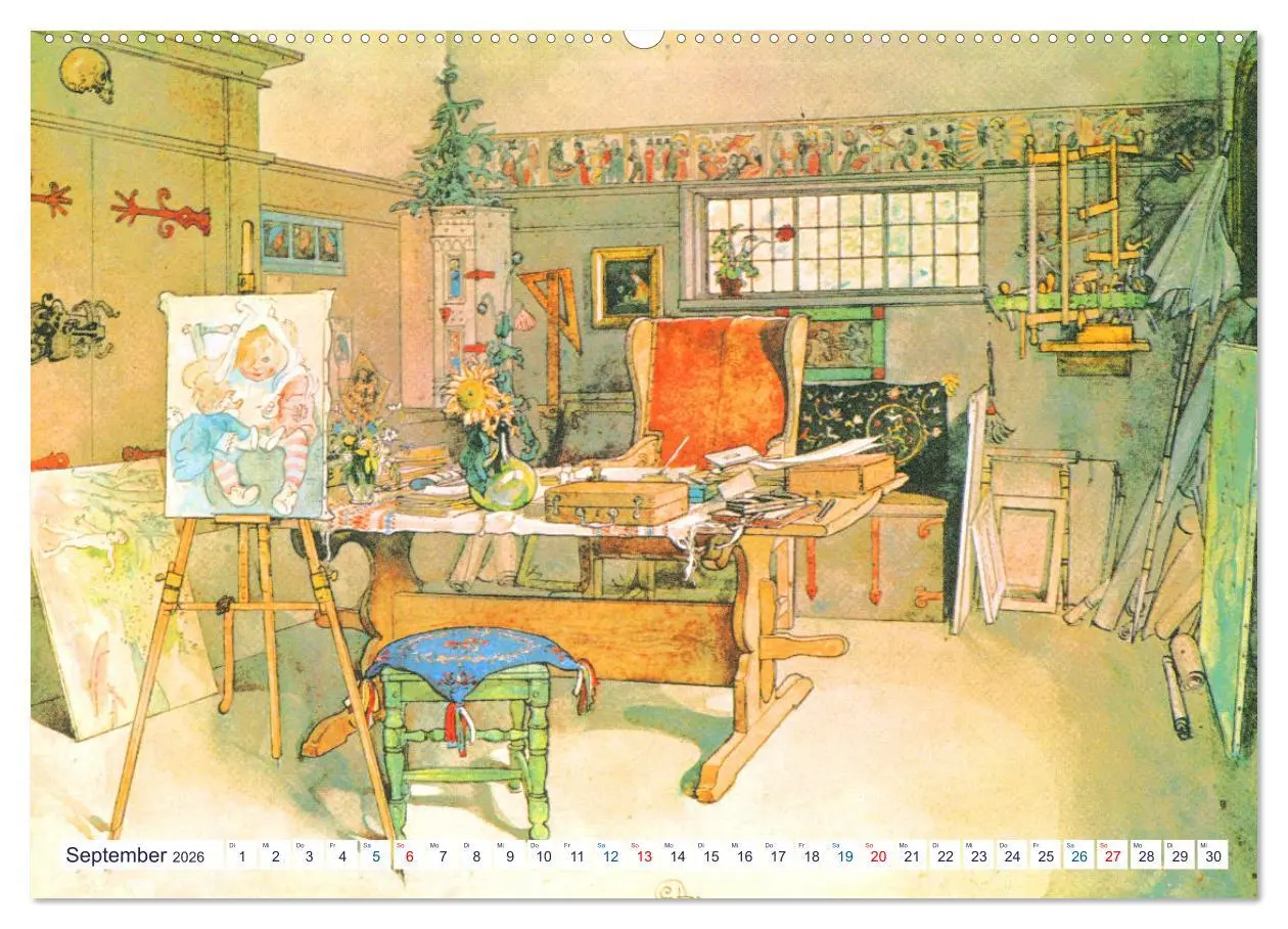 Bild: 9783457497234 | Schwedens heile Welt (Wandkalender 2026 DIN A2 quer), CALVENDO...
