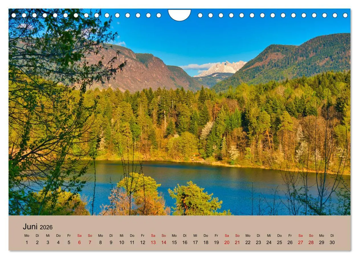Bild: 9783457567234 | Streifzüge durch Südtirol (Wandkalender 2026 DIN A4 quer), CALVENDO...