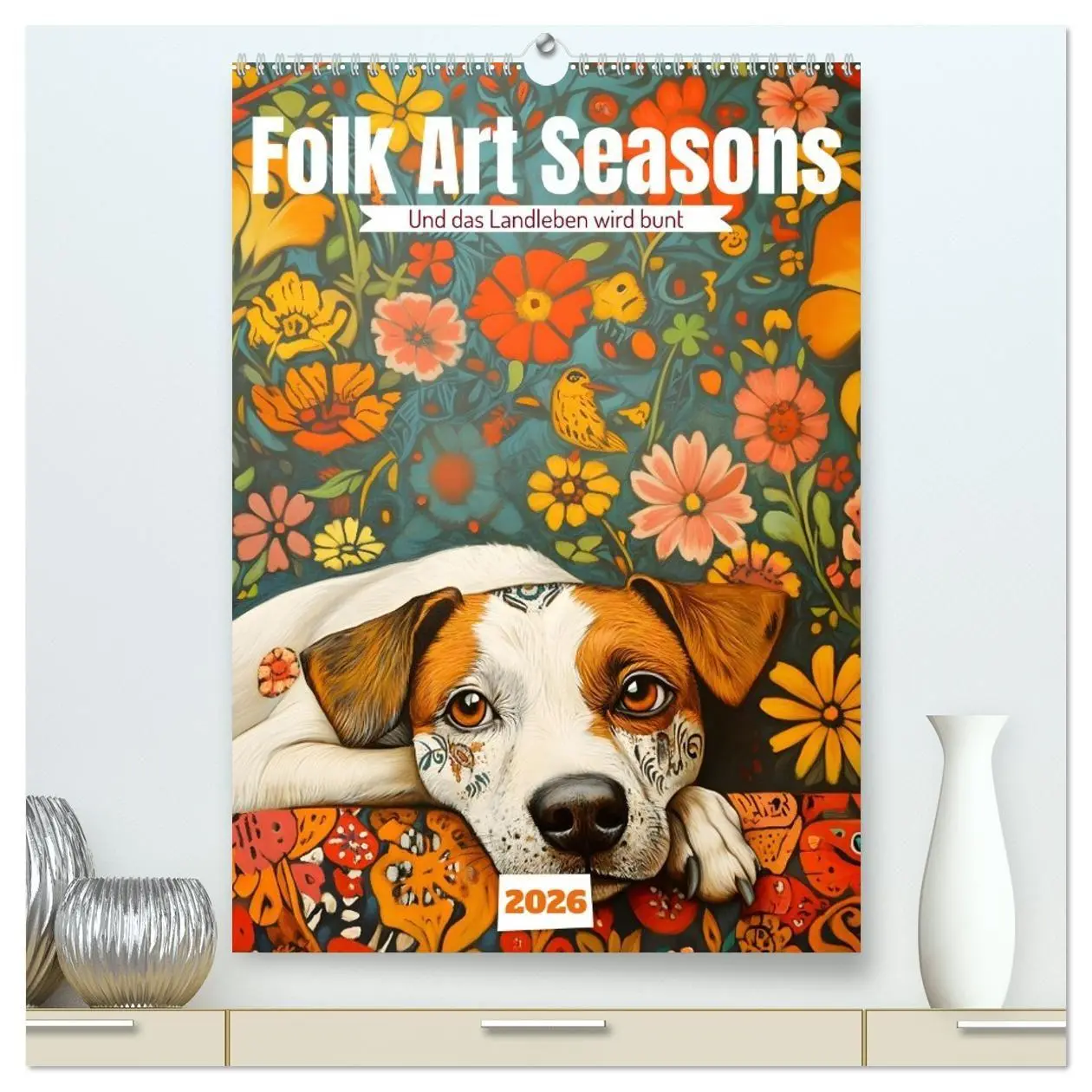 Cover: 9783516727234 | Folk Art Seasons (hochwertiger Premium Wandkalender 2026 DIN A2...
