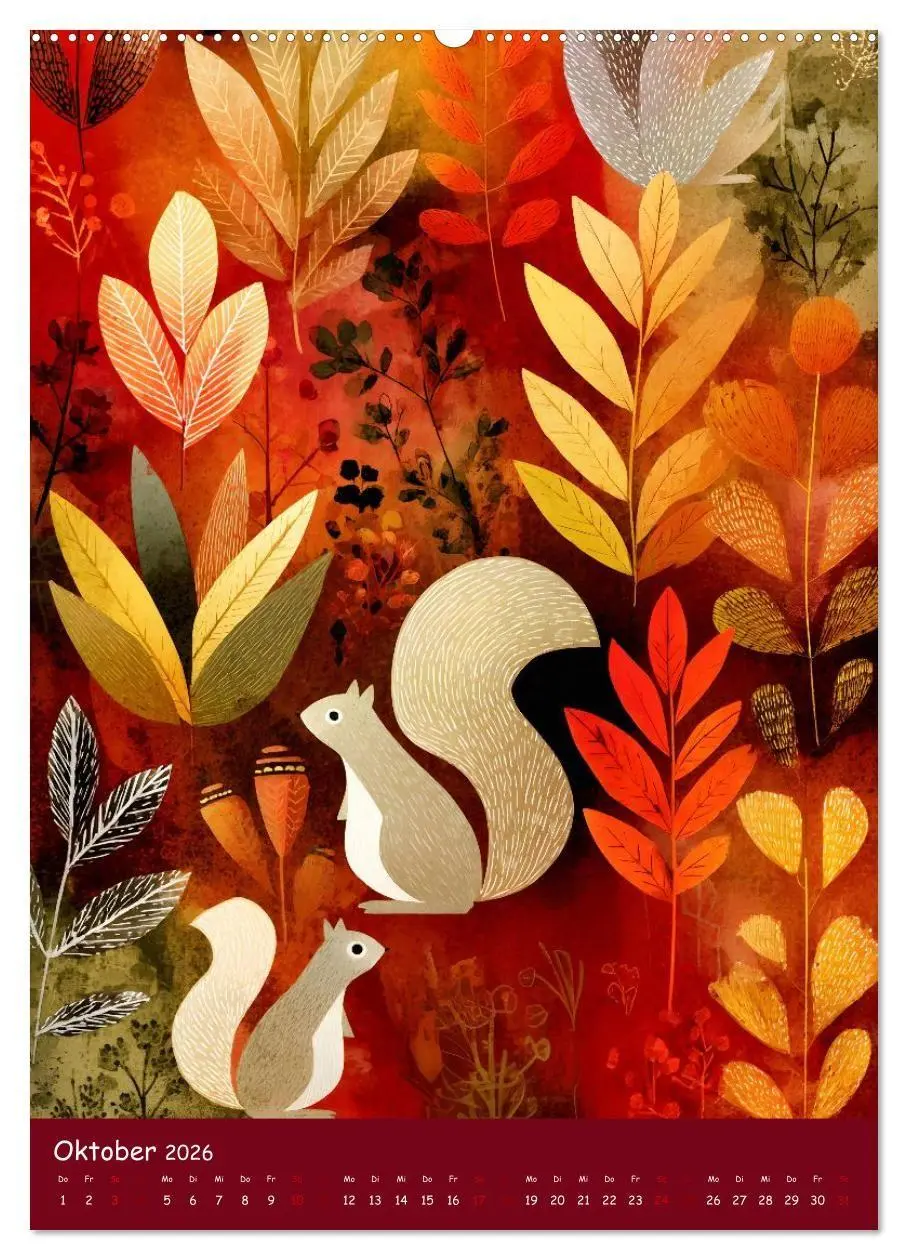 Bild: 9783516727234 | Folk Art Seasons (hochwertiger Premium Wandkalender 2026 DIN A2...