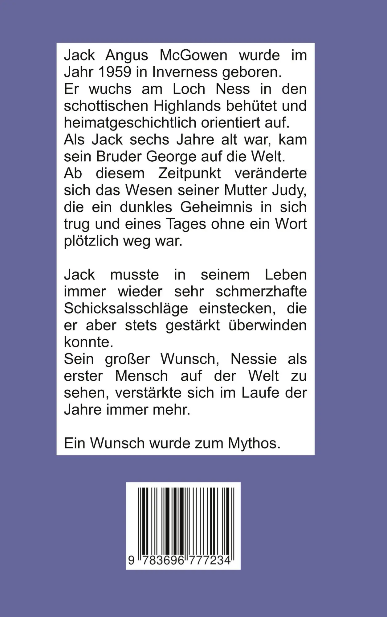 Rückseite: 9783696777234 | Nessie lebt | Der Traum des Jack Angus McGowen | Hans G. Hirsch | Buch