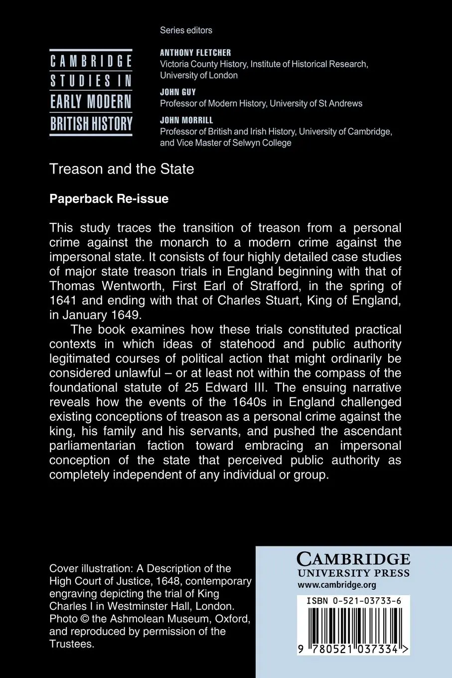 Rückseite: 9780521037334 | Treason and the State | D. Alan Orr | Taschenbuch | Englisch | 2007