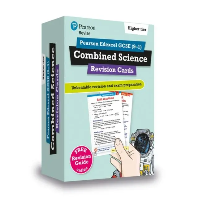 Cover: 9781292257334 | Pearson REVISE Edexcel GCSE Combined Science (Higher): Revision...