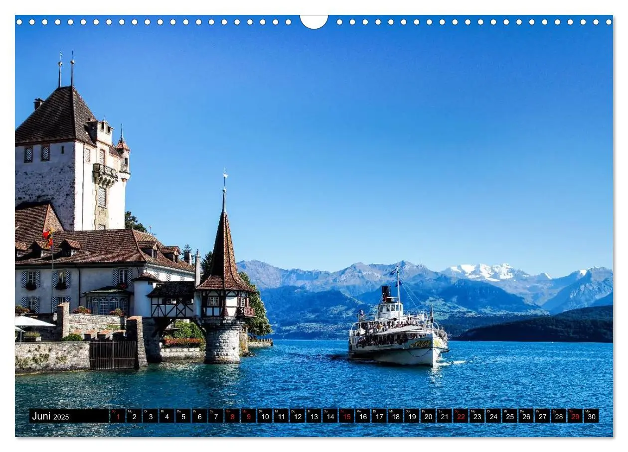 Bild: 9783435467334 | Bellevue Schweiz (Wandkalender 2025 DIN A3 quer), CALVENDO...