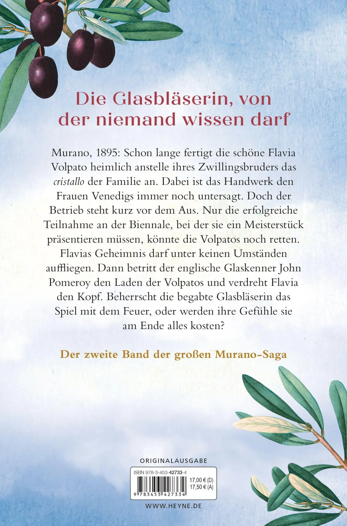 Bild: 9783453427334 | Das Geheimnis von Murano | Roman | Jessica Amankona | Taschenbuch