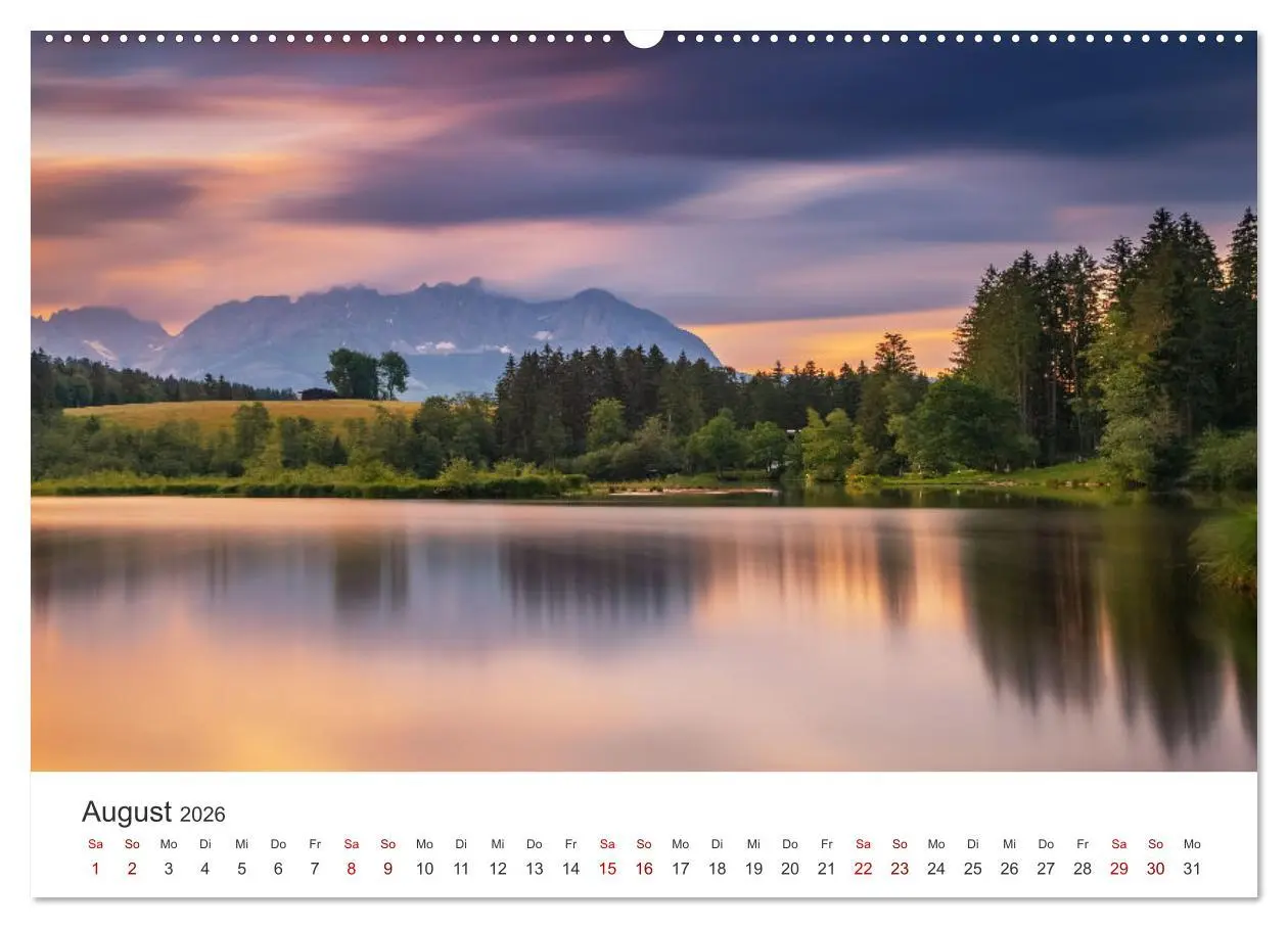 Bild: 9783457247334 | Bezaubernde Bergseen (Wandkalender 2026 DIN A2 quer), CALVENDO...