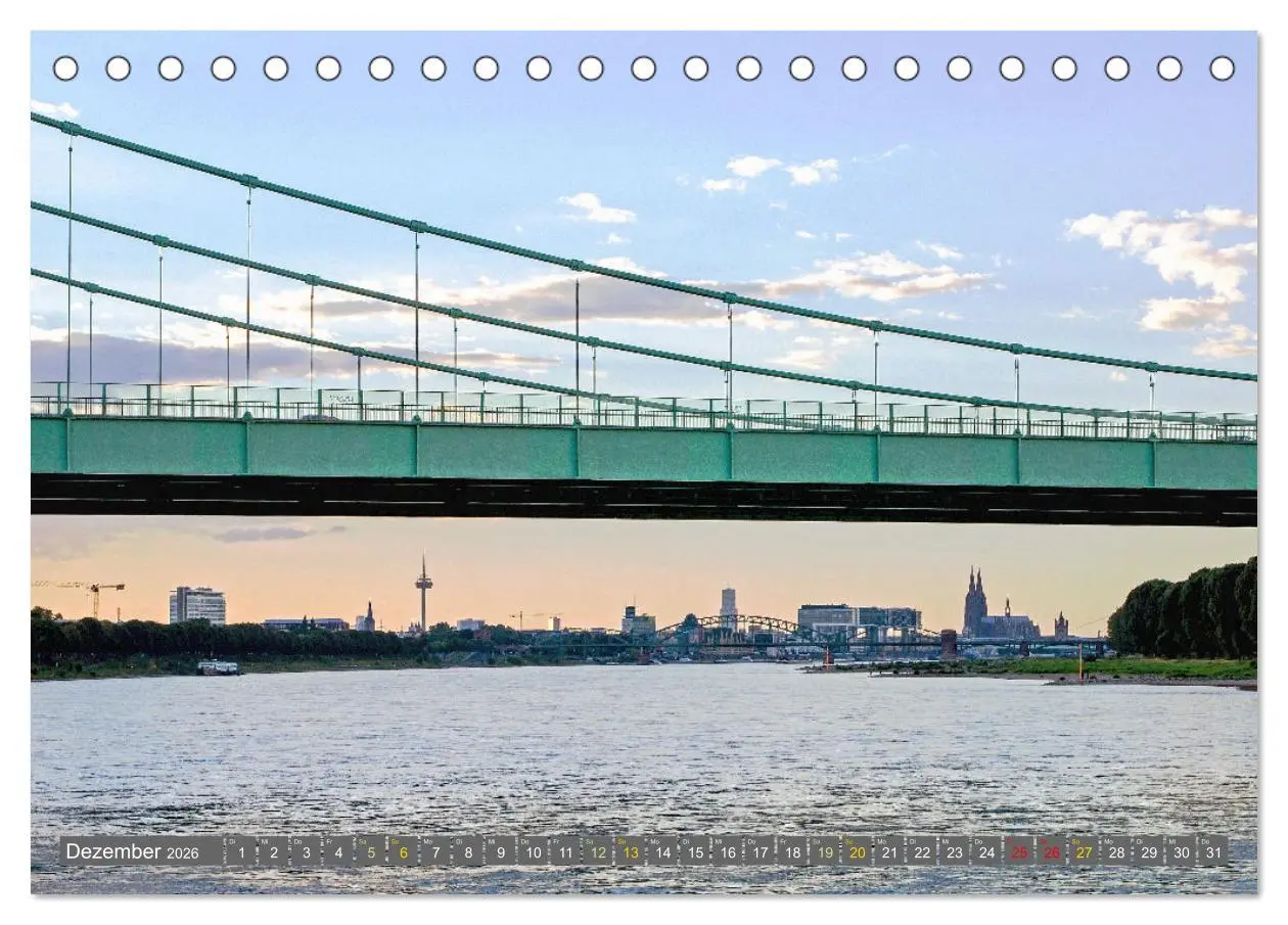 Bild: 9783457487334 | Brücken in Europa (Tischkalender 2026 DIN A5 quer), CALVENDO...