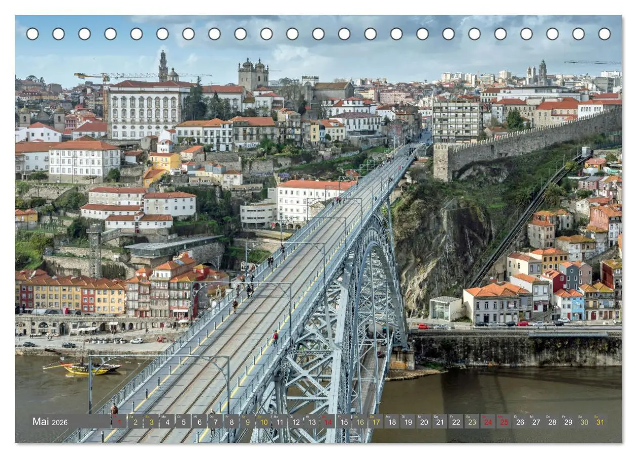 Bild: 9783457487334 | Brücken in Europa (Tischkalender 2026 DIN A5 quer), CALVENDO...