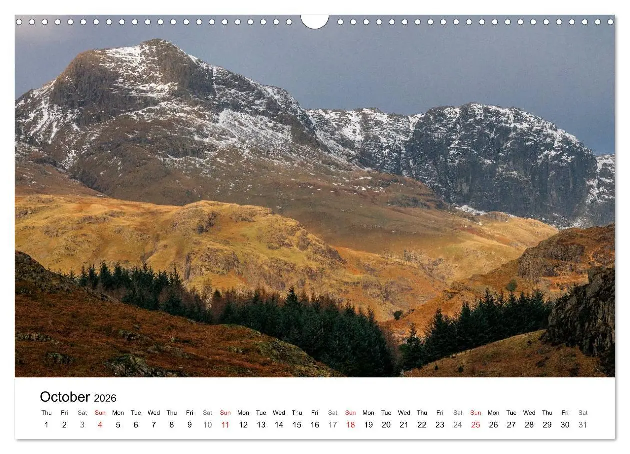 Bild: 9783516577334 | The Lake District 2026 Calendar (Wall Calendar 2026 DIN A3...