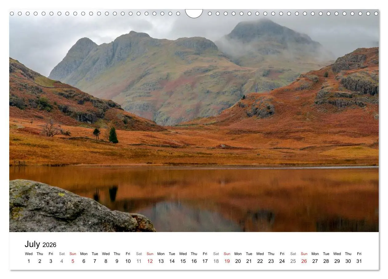Bild: 9783516577334 | The Lake District 2026 Calendar (Wall Calendar 2026 DIN A3...