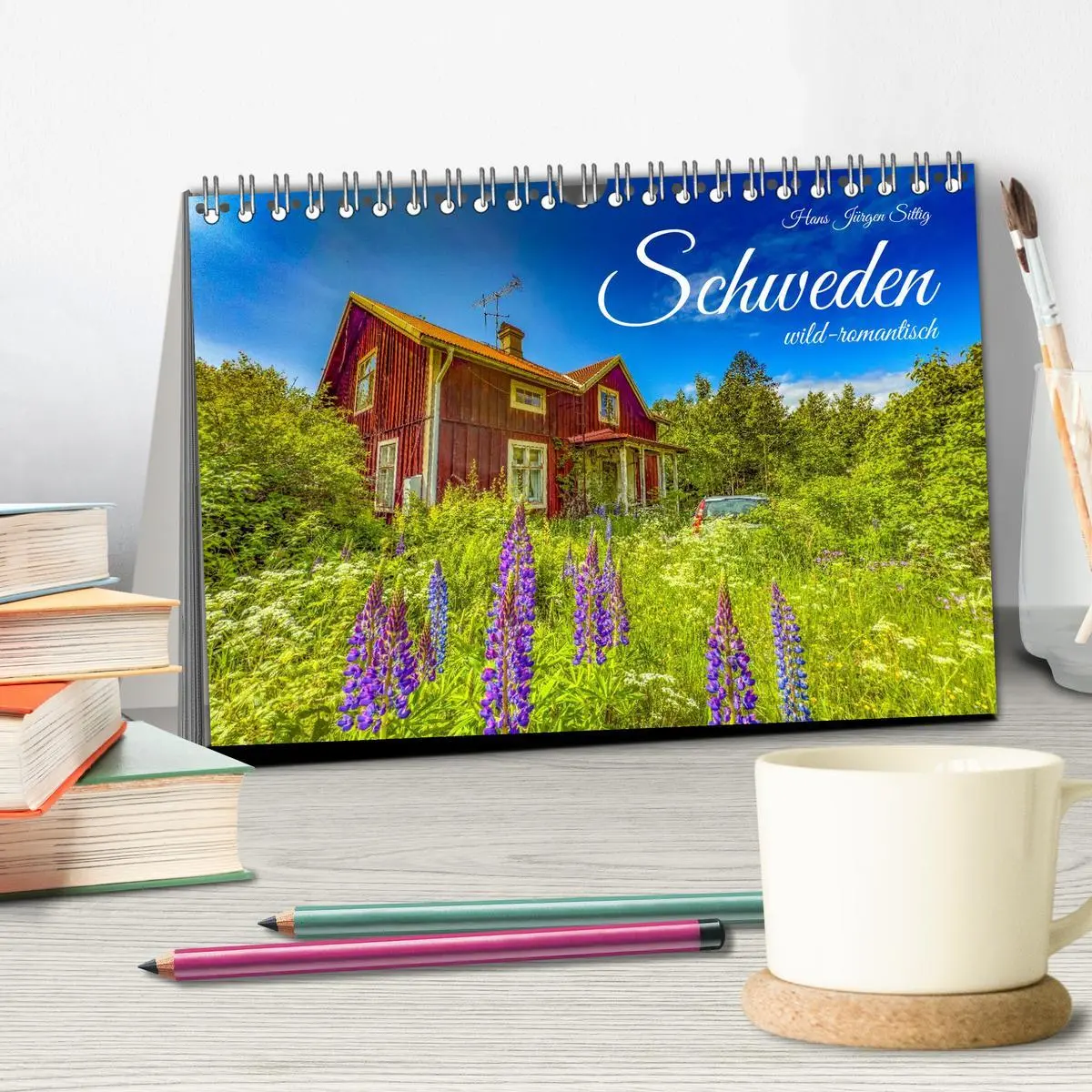 Bild: 9783516647334 | SCHWEDEN wild-romantisch (Tischkalender 2026 DIN A5 quer), CALVENDO...