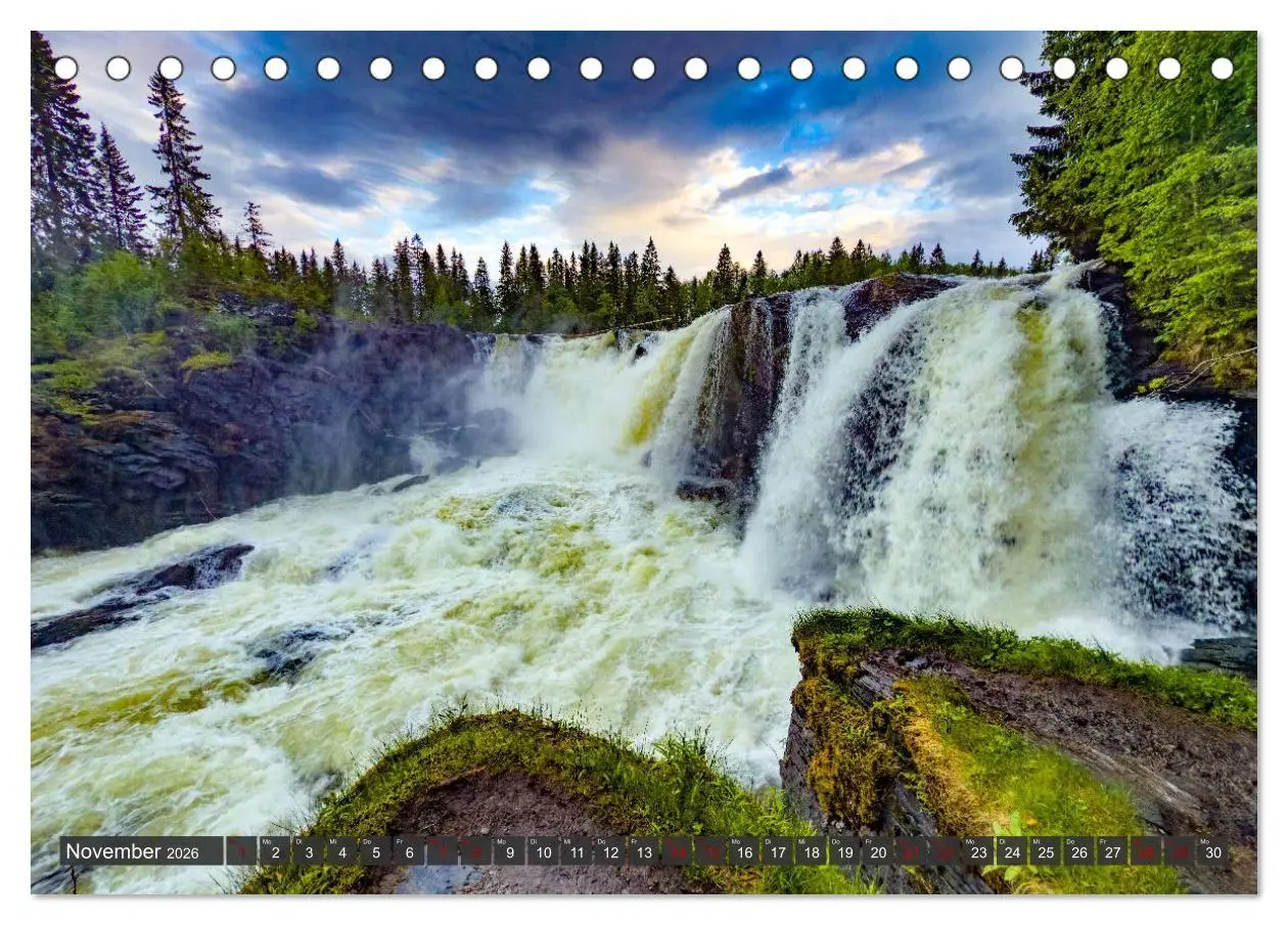 Bild: 9783516647334 | SCHWEDEN wild-romantisch (Tischkalender 2026 DIN A5 quer), CALVENDO...