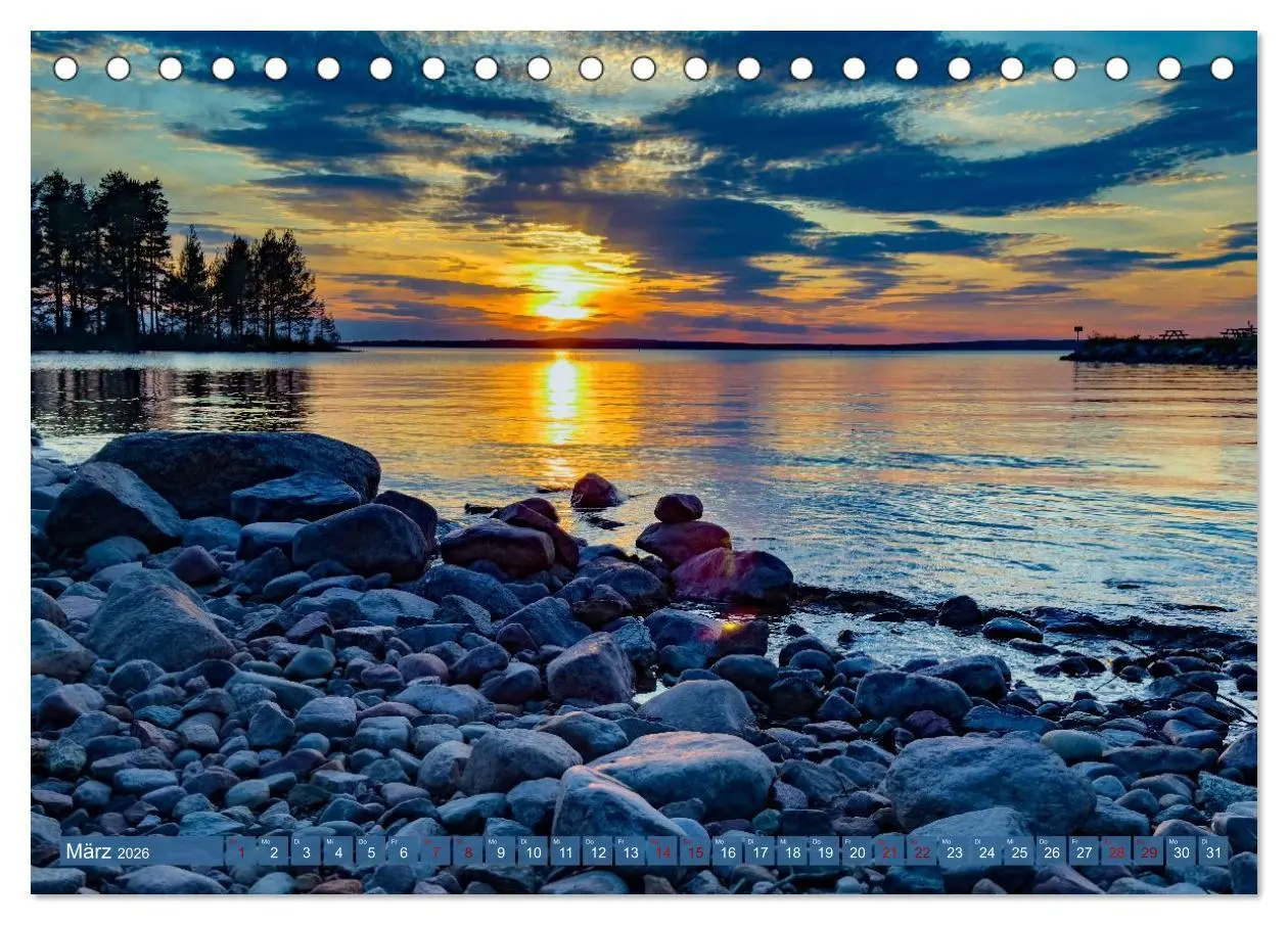 Bild: 9783516647334 | SCHWEDEN wild-romantisch (Tischkalender 2026 DIN A5 quer), CALVENDO...