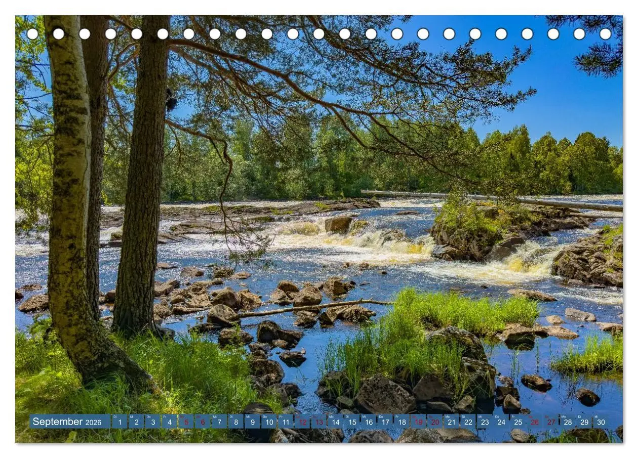 Bild: 9783516647334 | SCHWEDEN wild-romantisch (Tischkalender 2026 DIN A5 quer), CALVENDO...