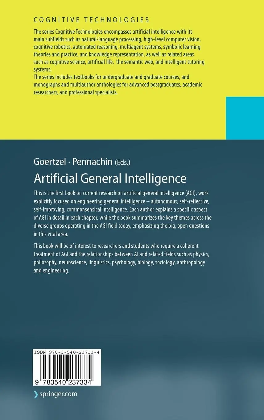 Rückseite: 9783540237334 | Artificial General Intelligence | Cassio Pennachin (u. a.) | Buch