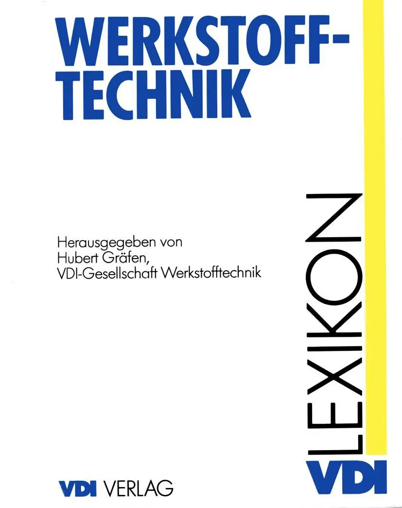 Cover: 9783642517334 | Lexikon Werkstofftechnik | Berichtigter Nachdruck | Taschenbuch | x