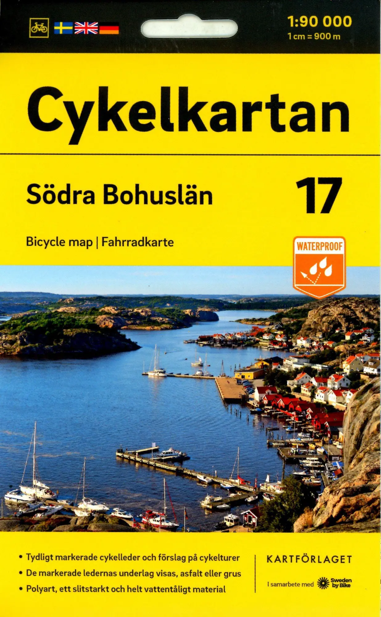 Cover: 9789189427334 | Cykelkartan Blad 17 Södra Bohuslän 1:90000 | (Land-)Karte | Schwedisch