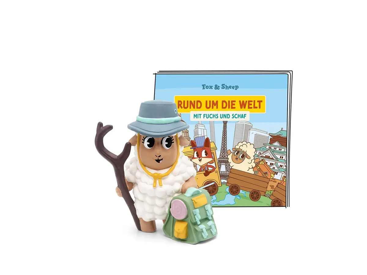 Cover: 4251192117434 | Tonies - Fox &amp; Sheep: Rund um die Welt mit Fuchs und Schaf | Hörfigur