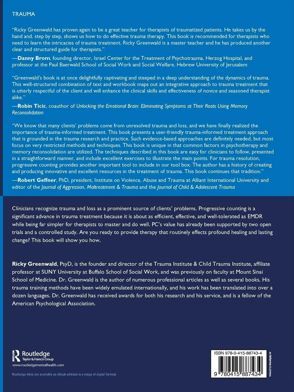 Rückseite: 9780415887434 | Progressive Counting Within a Phase Model of Trauma-Informed Treatment