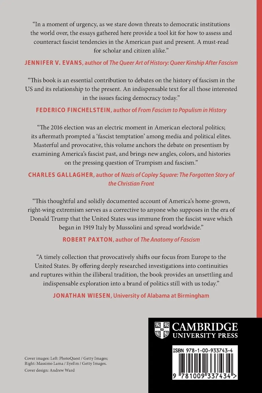 Rückseite: 9781009337434 | Fascism in America | Gavriel D Rosenfeld (u. a.) | Taschenbuch | 2023