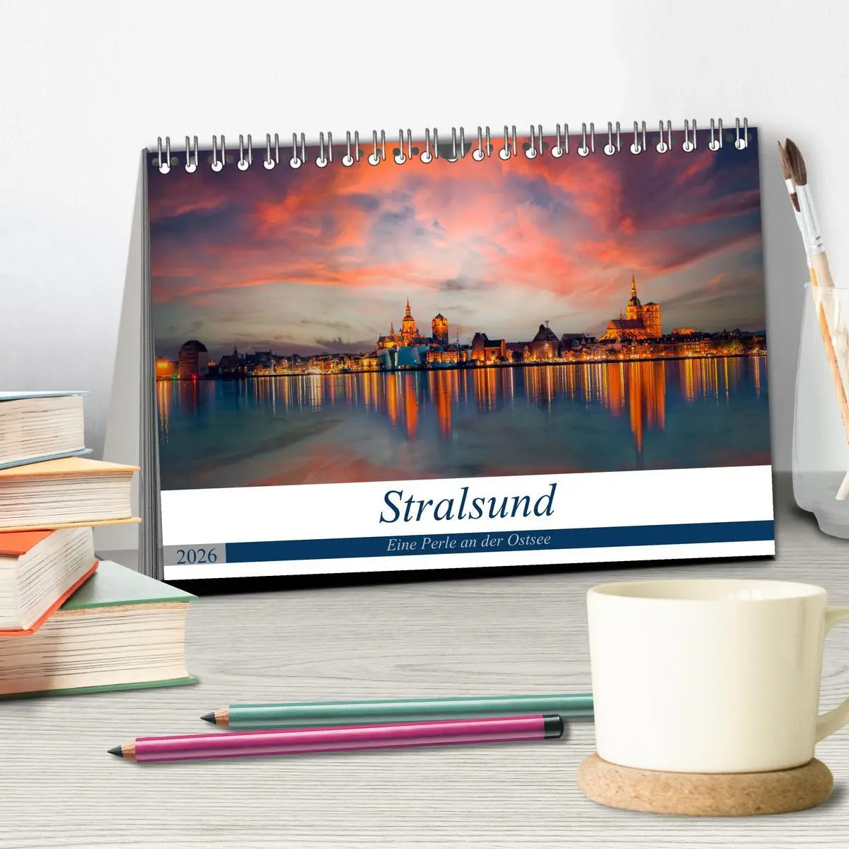 Bild: 9783457617434 | Stralsund, Eine Perle an der Ostsee (Tischkalender 2026 DIN A5...