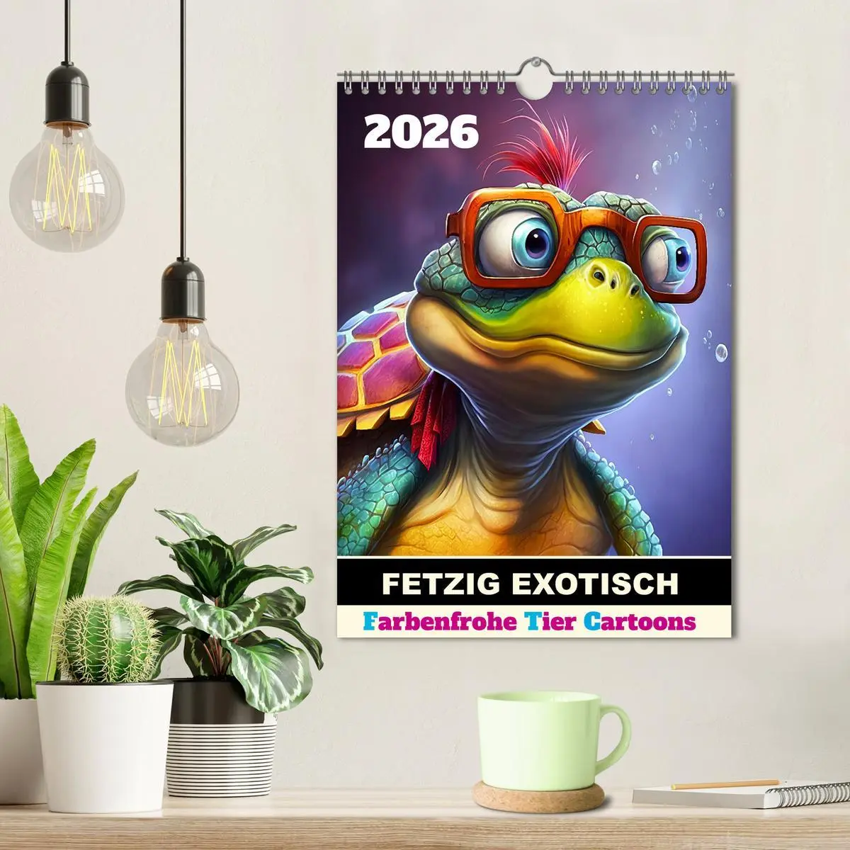 Bild: 9783516327434 | FETZIG EXOTISCH (Wandkalender 2026 DIN A4 hoch), CALVENDO...