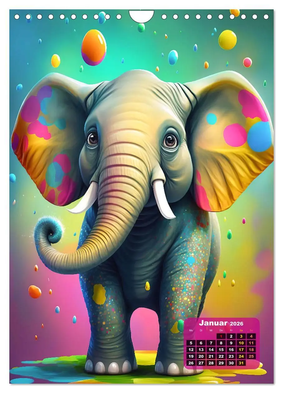 Bild: 9783516327434 | FETZIG EXOTISCH (Wandkalender 2026 DIN A4 hoch), CALVENDO...