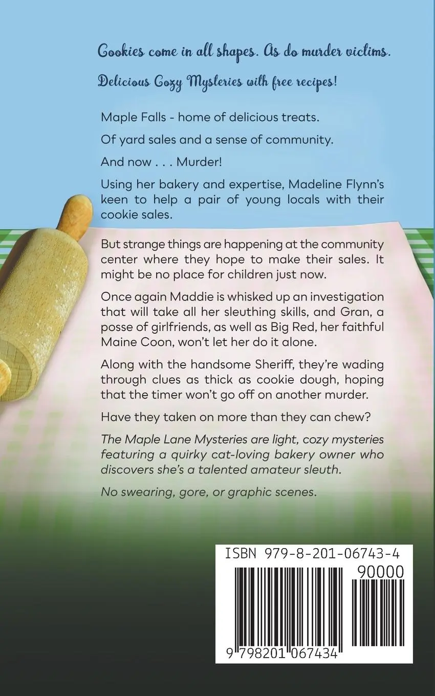 Rückseite: 9798201067434 | Cookies and Chaos | C. A. Phipps | Taschenbuch | Maple Lane Mysteries
