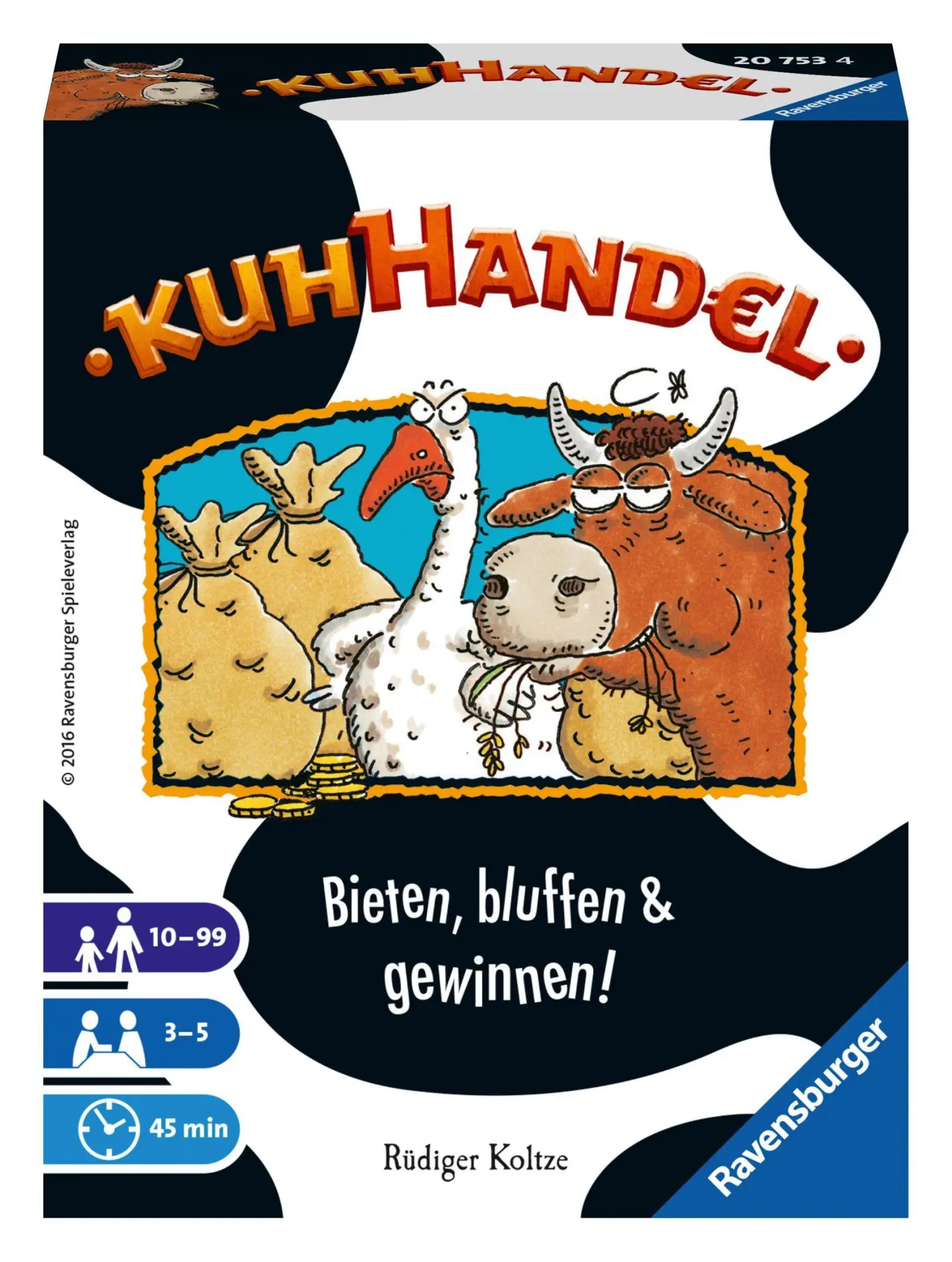 Cover: 4005556207534 | Kuhhandel | Bieten, bluffen &amp; gewinnen! | Spiel | 20753 | Deutsch