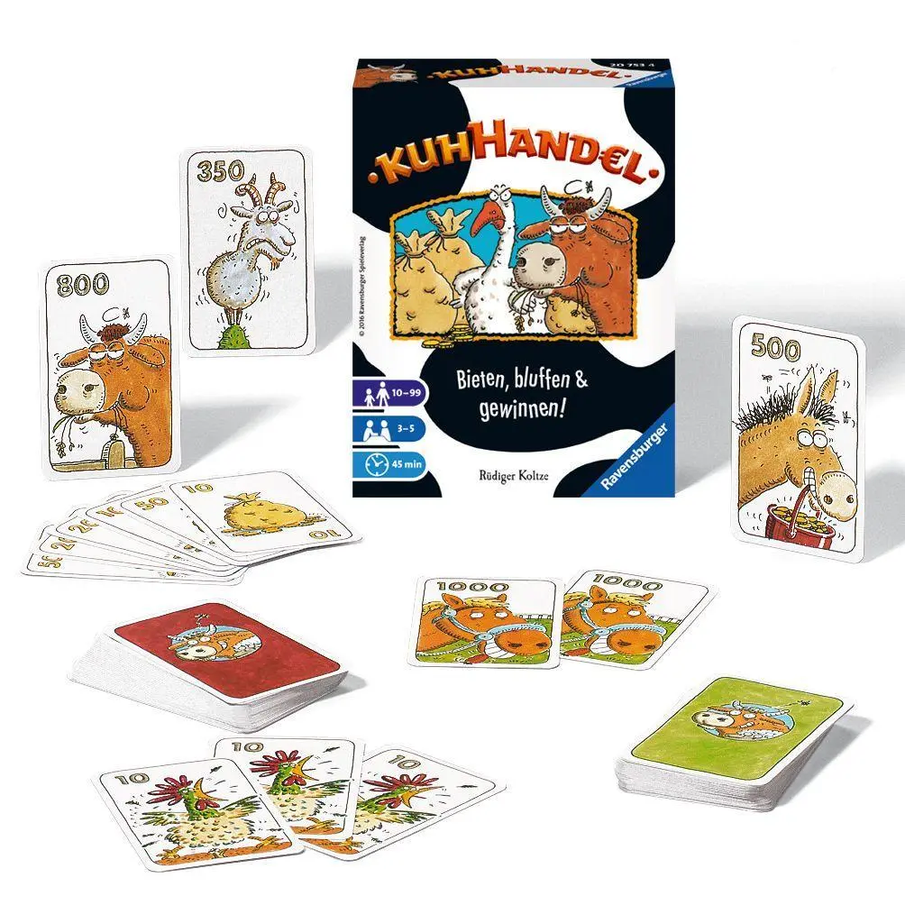 Bild: 4005556207534 | Kuhhandel | Bieten, bluffen &amp; gewinnen! | Spiel | 20753 | Deutsch