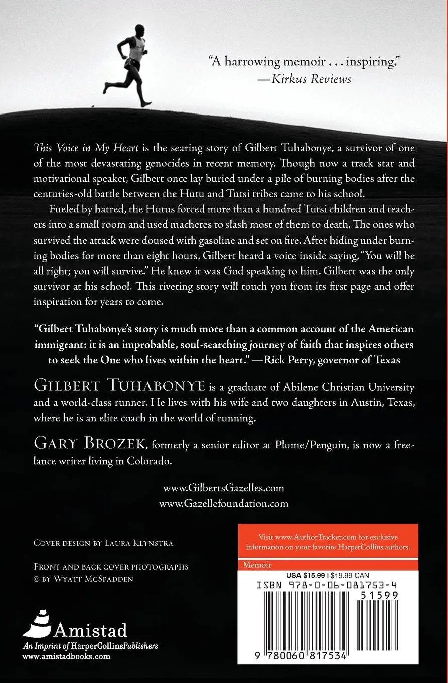 Rückseite: 9780060817534 | This Voice in My Heart | Gilbert Tuhabonye (u. a.) | Taschenbuch