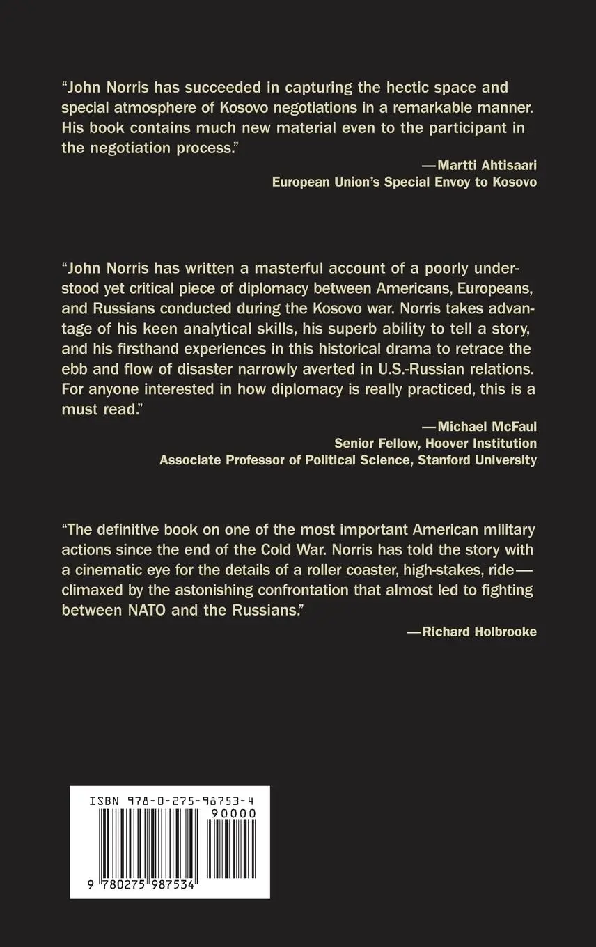Rückseite: 9780275987534 | Collision Course | NATO, Russia, and Kosovo | John Norris | Buch