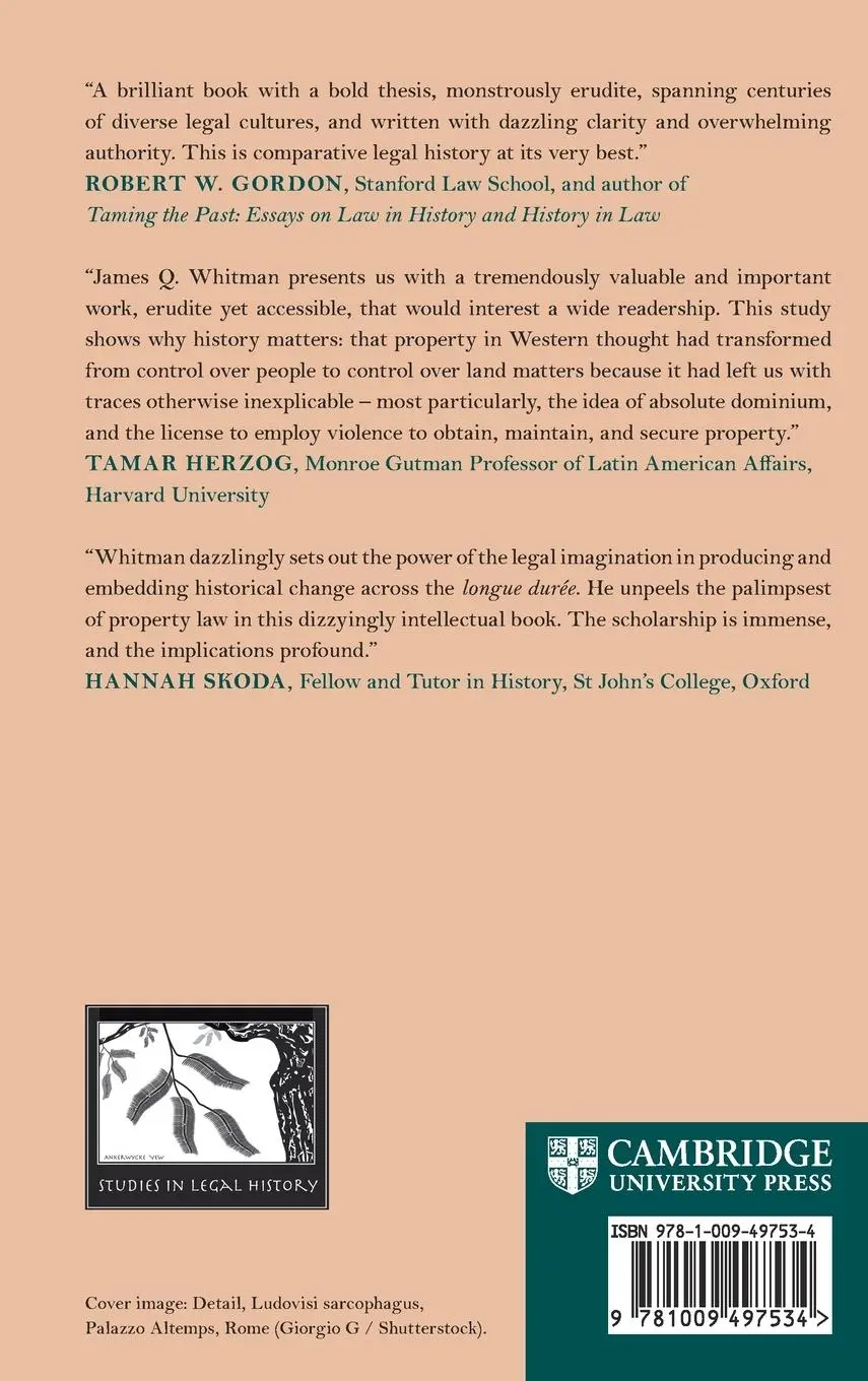Rückseite: 9781009497534 | From Masters of Slaves to Lords of Lands | James Q. Whitman | Buch