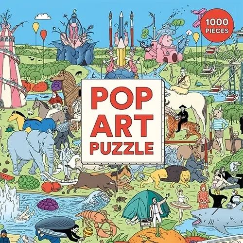 Cover: 9781786277534 | Pop Art Puzzle | Make the Jigsaw and Spot the Artists | Andrew Rae