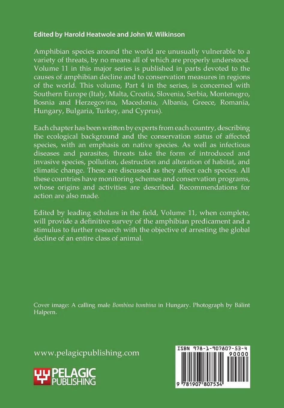 Rückseite: 9781907807534 | Amphibian Biology, Volume 11, Part 5 | Harold Heatwole (u. a.) | Buch
