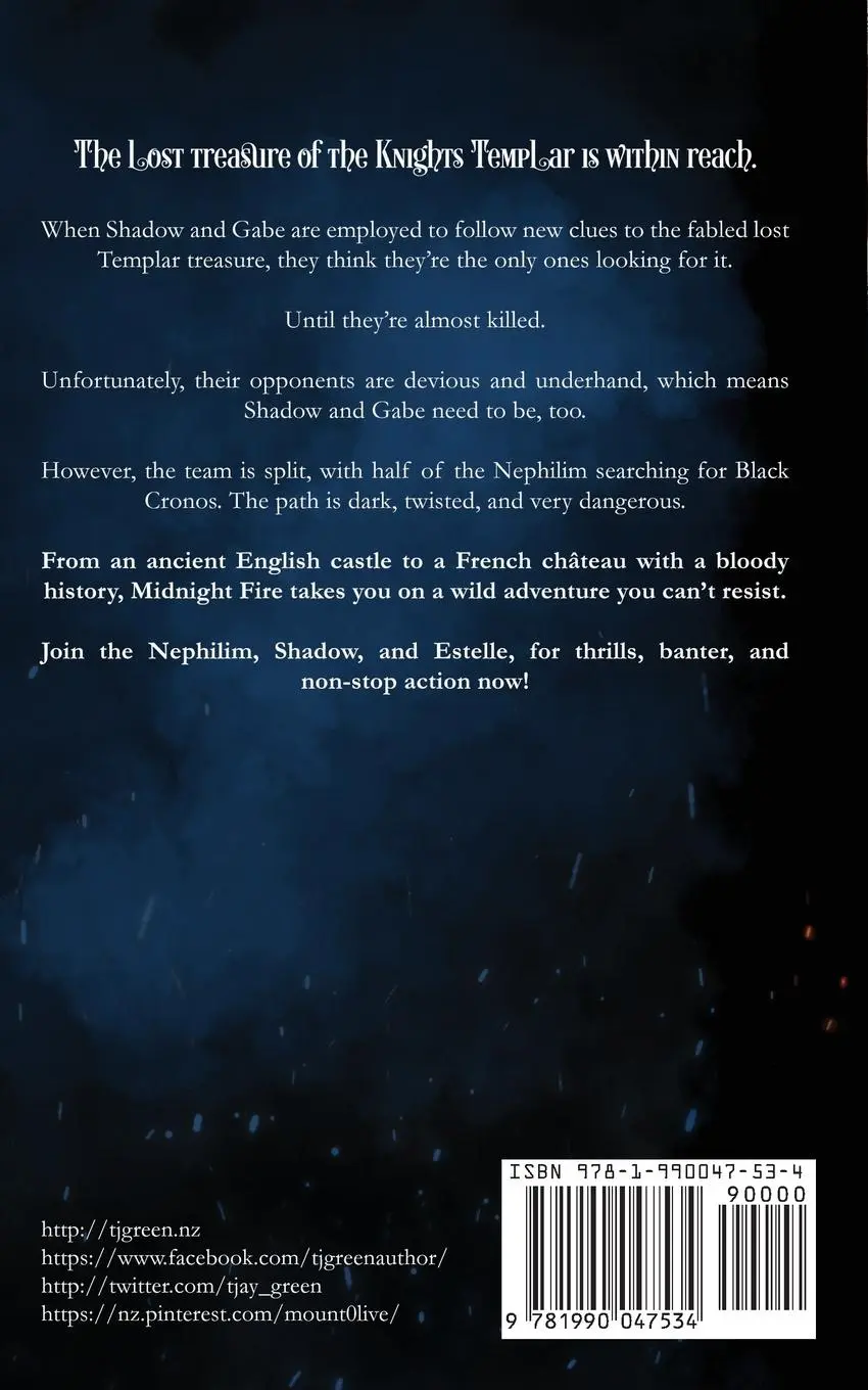 Rückseite: 9781990047534 | Midnight Fire | Paranormal Mysteries | T J Green | Taschenbuch | 2022