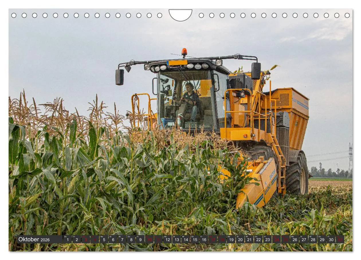 Bild: 9783457607534 | Landtechnik im Einsatz (Wandkalender 2026 DIN A4 quer), CALVENDO...