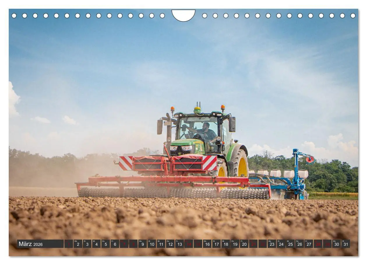 Bild: 9783457607534 | Landtechnik im Einsatz (Wandkalender 2026 DIN A4 quer), CALVENDO...