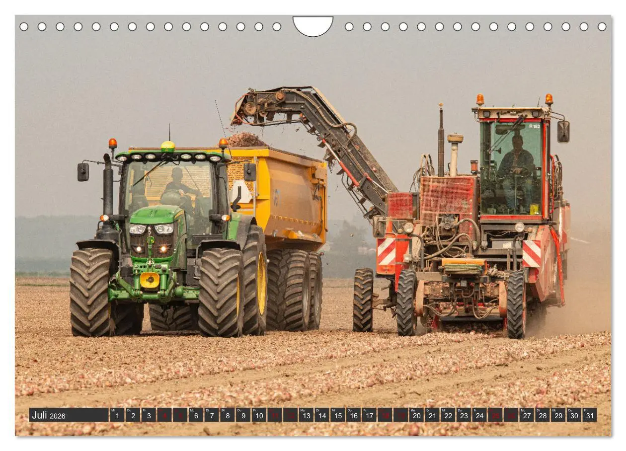 Bild: 9783457607534 | Landtechnik im Einsatz (Wandkalender 2026 DIN A4 quer), CALVENDO...