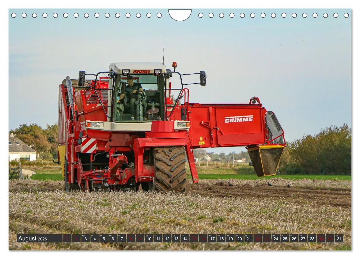 Bild: 9783457607534 | Landtechnik im Einsatz (Wandkalender 2026 DIN A4 quer), CALVENDO...