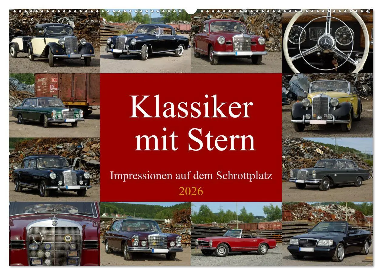 Cover: 9783457917534 | Klassiker mit Stern (Wandkalender 2026 DIN A2 quer), CALVENDO...